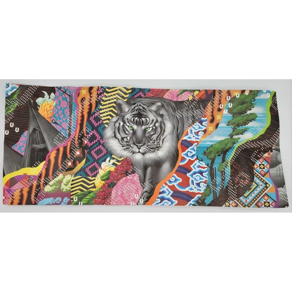 Starbucks Tristan Eaton Sumatra Special Edition Tiger Empty Canister & Poster C1